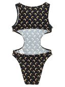 Marine Serre 'Active Jersey' One Piece Swimsuit