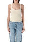 Marine Serre Top Beige