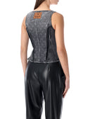 Marine Serre Top Gris