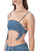 Marine Serre Top Blue
