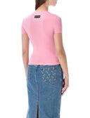 Marine Serre T Shirts And Polos Pink