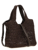 TOD 's Bolsa de compras de rafia pequeña