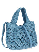 TOD 's Bolsa de compras de rafia pequeña