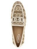 Tod's Leather Canvas Loafers