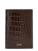 Tom Ford Croc Print Passport Holder