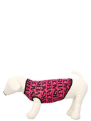 Versace Home Logo Druckhund T -Shirt
