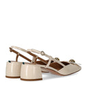 A. BOCCA Bomba de litera de marfil con flor