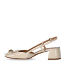 A. BOCCA Bomba de litera de marfil con flor