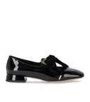 A.Bocca Mary Jane Black Ballet Flat con arco
