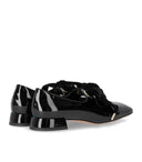A.Bocca Mary Jane Black Ballet Flat con arco