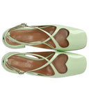 A.BOCCA Two for Love Light Green Slingback Bomba
