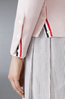 Thom Browne Classic V-ringad cardigan med 4 stång i kashmir