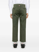 Thom Browne taps toelopende chino met middelhoge taille