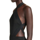 Saint Laurent Crossneck Bodysuit Top