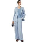 Max Mara Weekend Nalut Hellblauer einreihiger Blazer