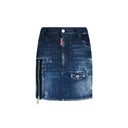 Mini gonna di denim dsquared2