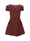 Shushu Tong Scalloped Short Sleeve Dress