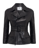 Marine Serre Glossy Moon Leather Perfecto