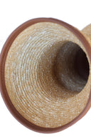 La Rose Raffia And Leather Vase