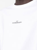 Maison Margiela Distorted Logo Cotton T Shirt