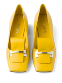 Prada 35mm Brushed Leather Pumps