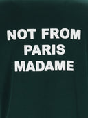 Dr�Le De Monsieur Dark Green Bold Slogan T Shirt
