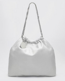 Stella Mc Cartney Falabella Medium Drawstring Eco Shaggy Deer W/Stainless Steel Chain Airlite
