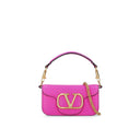 Valentino Garavani Valentino Garavani Small Locò Leather Top Handle Bag