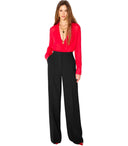 Elisabetta Franchi Body croisé rouge