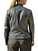 Bomber in pelle La Rose Nero