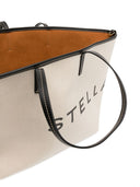 Stella Mc Cartney Logo Print Cotton Tote Bag