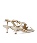 Michael Kors Jaida Kitten Light Cream Heeled Sandal