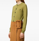Ami Cardigan Col Rond Avec Ami De Coeur Contraste