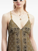 Palm Angels Paisley Print Slip Dress