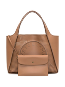 Stella Mc Cartney Logo Perforated Tote Bag
