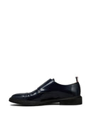 Thom Browne Cap Toe Oxford Double Monkstrap Shoe W/ Micro Sole In Soft Spazzolato Leather
