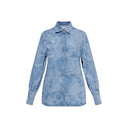 Ganni Bleach Denim Shirt