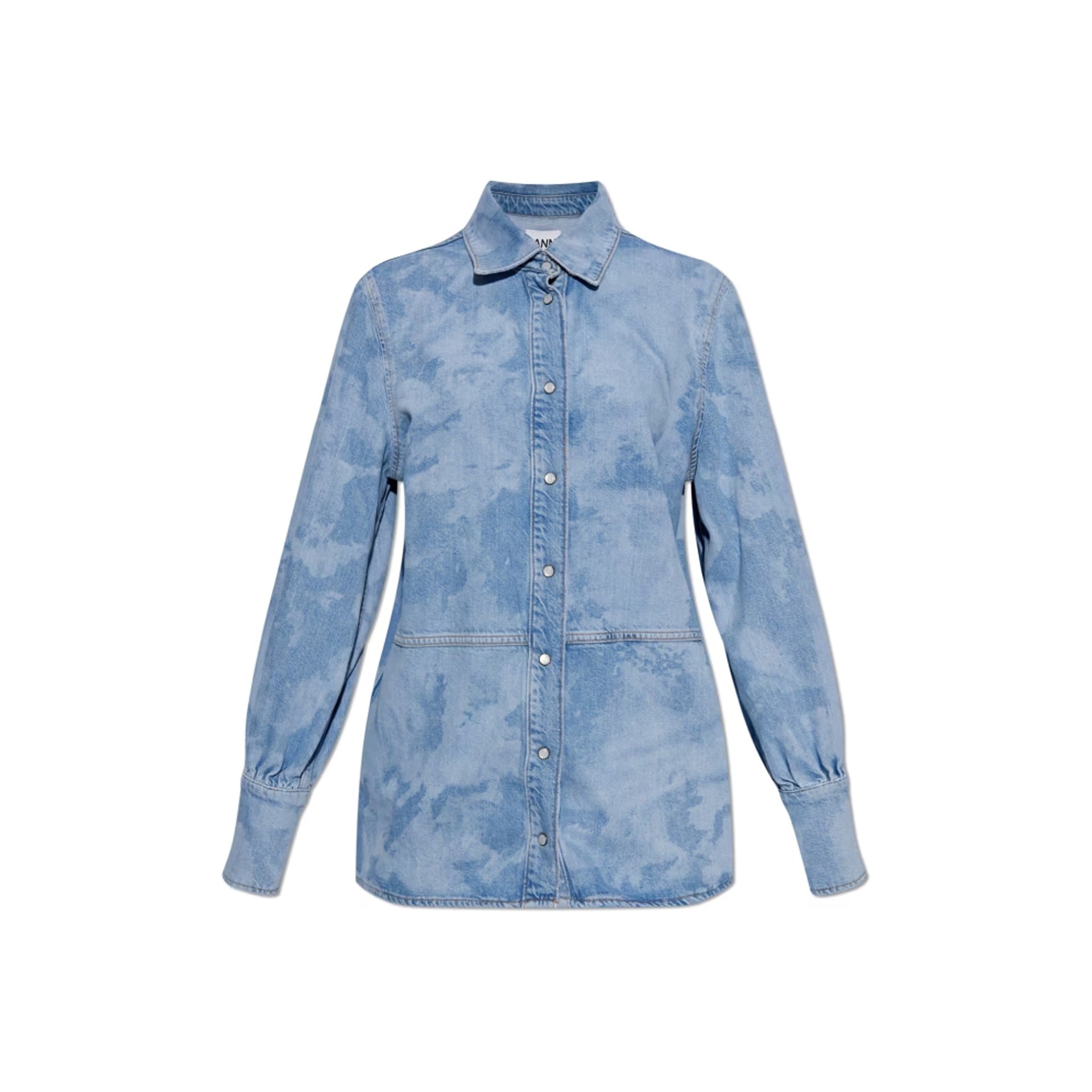 Ganni Bleach Denim Shirt