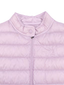 Moncler Enfant Åpen Rosa Lans jakke