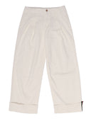 Gucci J-Hose aus zertifizierter Baumwolle in Weiß