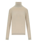 Max Mara Weekend Kiku Beige Turtleneck Sweater