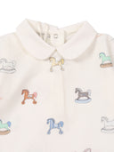 Fendi Jr Set Tutina Little Horses