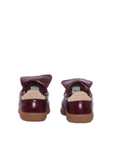 Alohas Tb.490 Club Patent Deep Burgundy Leather Sneakers Altezza Tacco 2 Cm