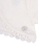 Paz Rodriguez Knit Infant Girl Short Cardigan "Ceremonia V26"
