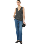 Max Mara Weekend Tempo Anthrazitgraues Top