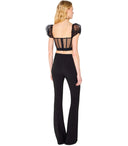 Elisabetta Franchi Black Flared Trousers
