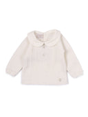 Paz Rodriguez Knit Newborn Sweater "Paz Oi 25 26"