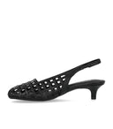 Ash Enji Black Slingback Pump