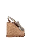 Stella Mc Cartney Sneakelyse Slingback Sandal 120 Metallic Alter Mat