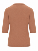 La Rose La Rose Maglia 3/4 Cashmere Cammello